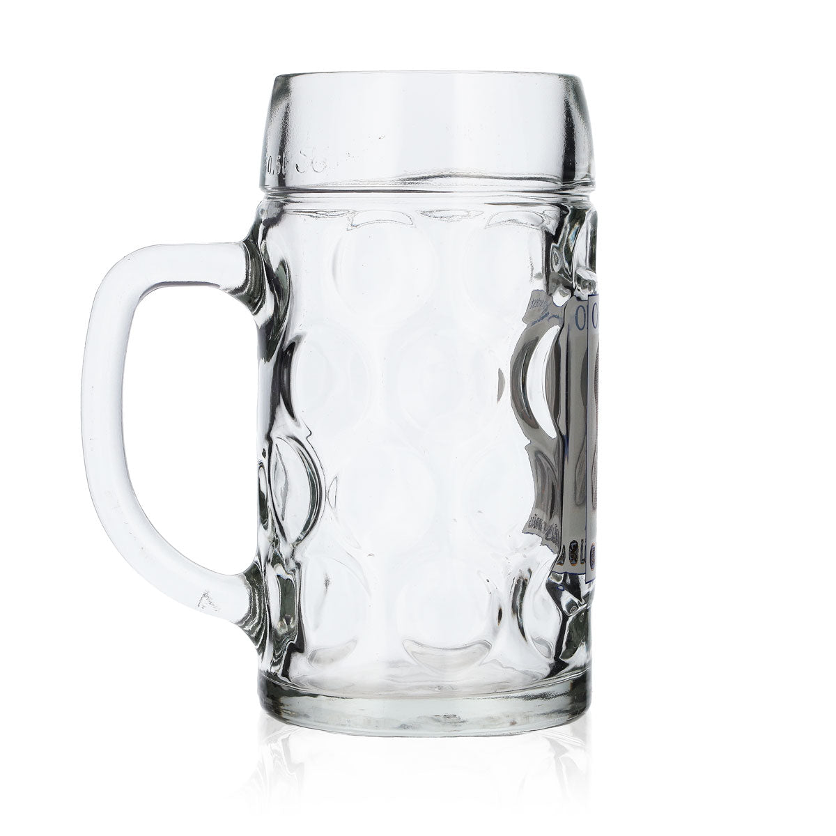 Löwenbräu beer glass Beer glasses 0.5l mug "Oktoberfest" Man with barrel – View 4