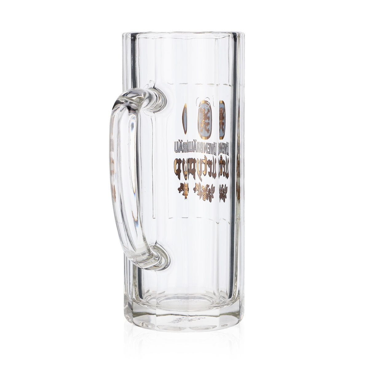 Löwenbräu beer mug glass 0.3 l original tankard Seidel contour glasses brewery Bavaria – View 4
