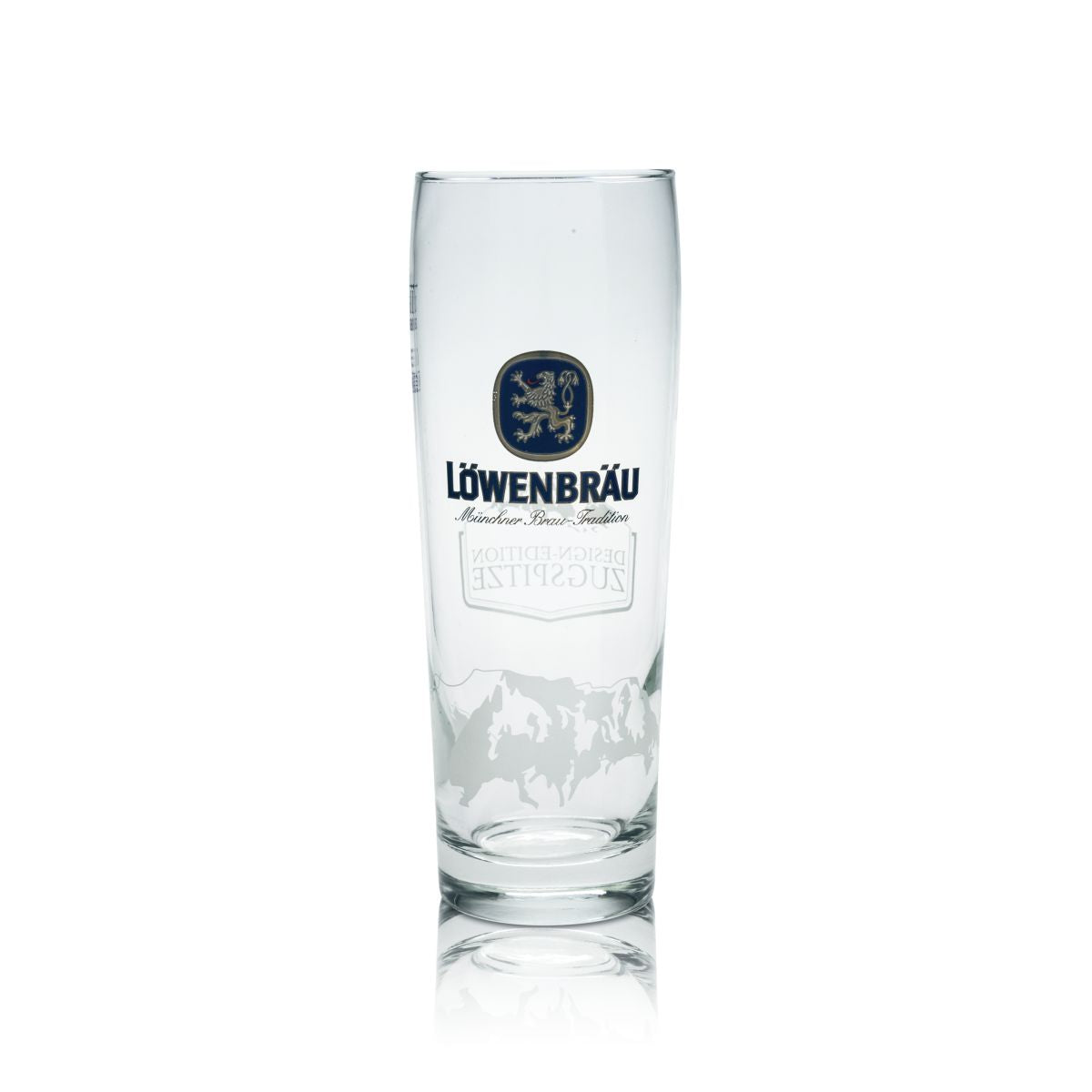 Löwenbräu Collector's Beer Glass 0.5l Zugspitze Design Special Edition for Enthusiasts