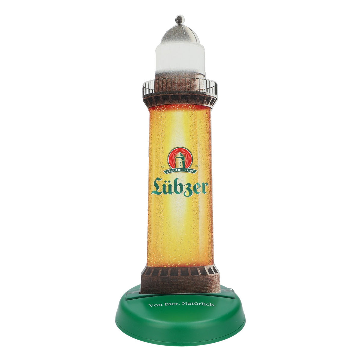 Lübzer Beer Table Display Beer XL Table Display Card Holder Lighthouse – View 2