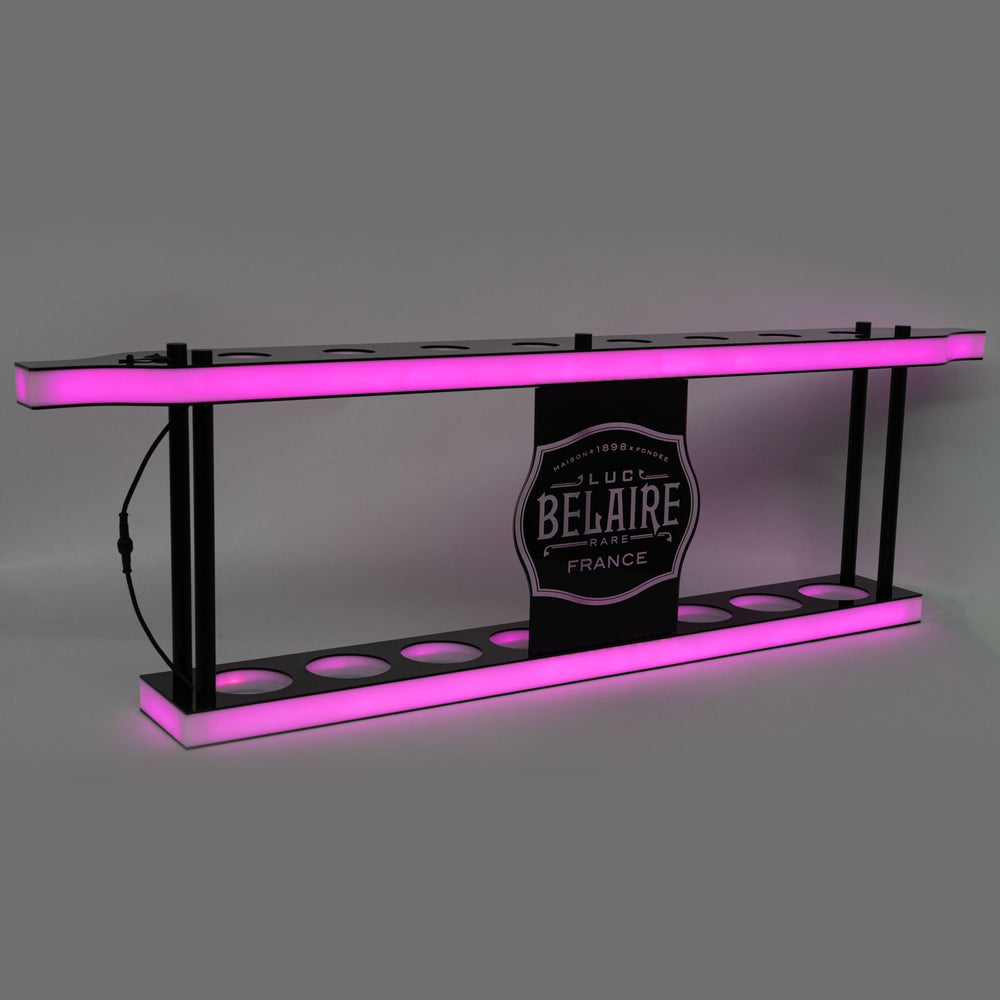 Luc Belaire Glorifier Luminated LED Dual Color 8 Bottles Two-Tier Decoration