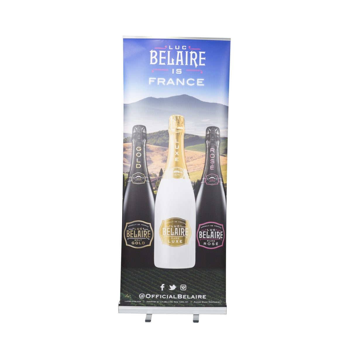 Luc Belaire Trade Fair Display Spotlight Advertising Event – View 3