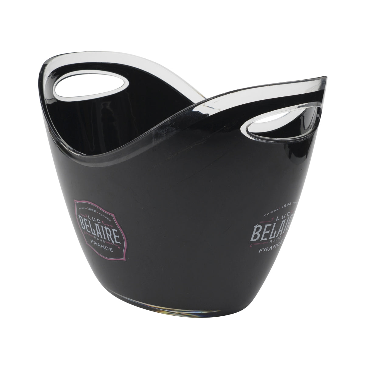 Luc Belaire Sparkling Wine Cooler, Black, Bottle and Ice Cube Holder, Sparkling Wine Cooler – View 2