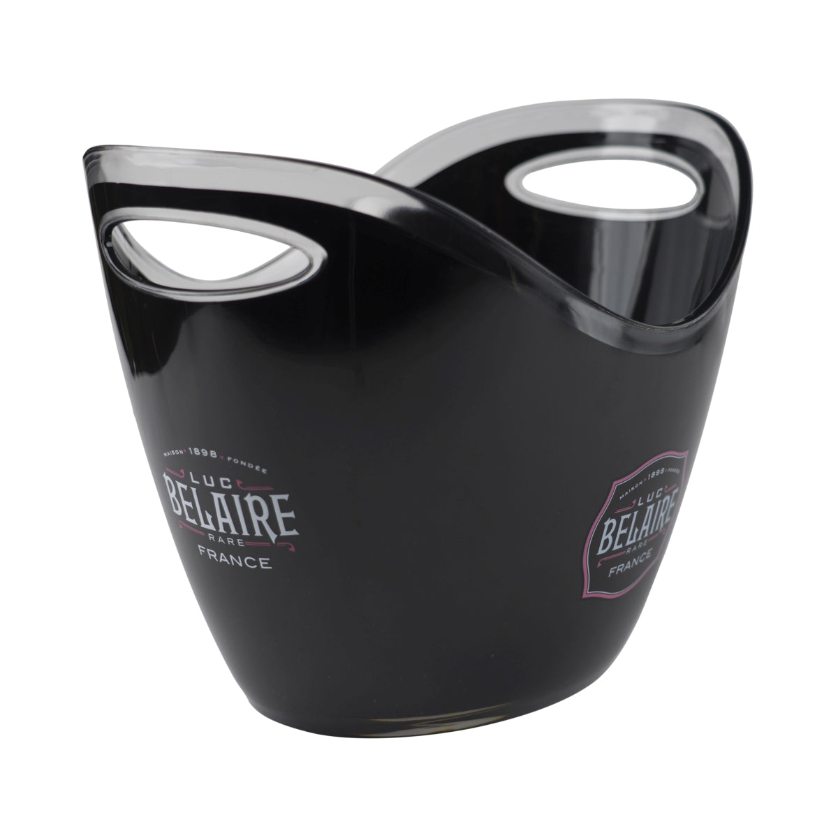 Luc Belaire Sparkling Wine Cooler, Black, Bottle and Ice Cube Holder, Sparkling Wine Cooler – View 3