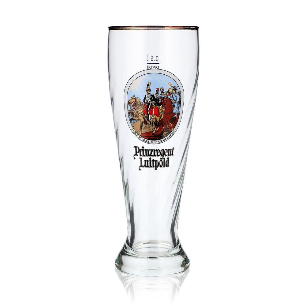 Luitpold Beer Glass 0.5l Wheat Beer Glass Duke Maximilian Bavaria  Rastal