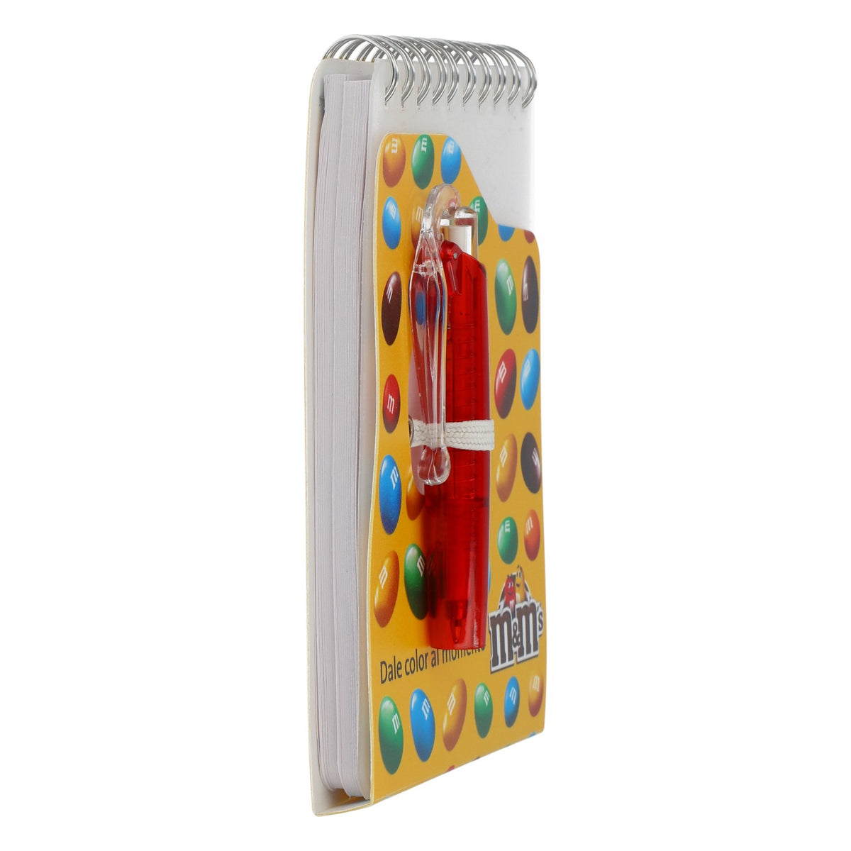 M&M's Candy Notepad with Pen, New, Yellow Paper, Notes – View 2
