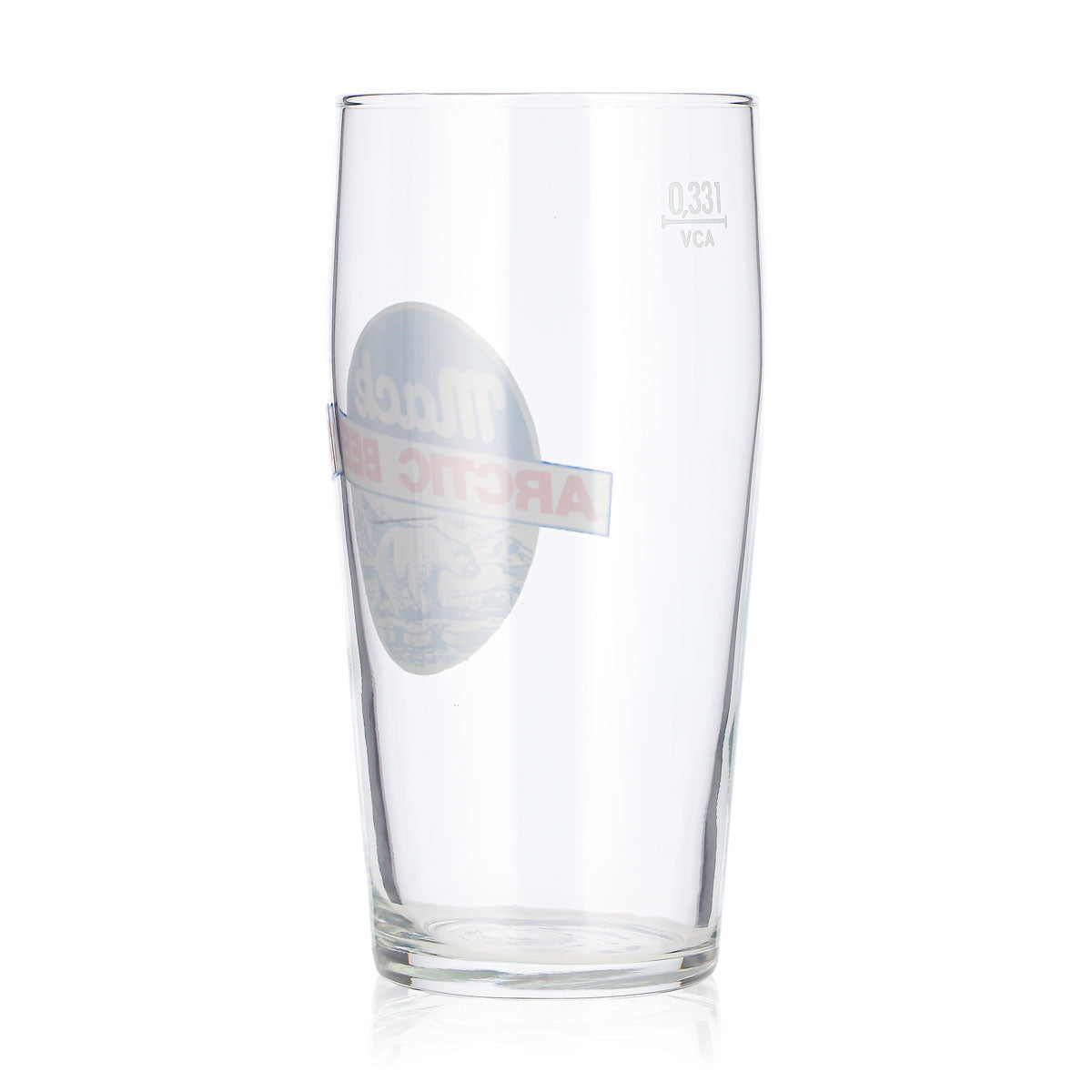 Mack Beer Glass 0.33 L Willi Mug with Red Logo Arctic Beer VSA Beer Glass Beer Mug – View 3