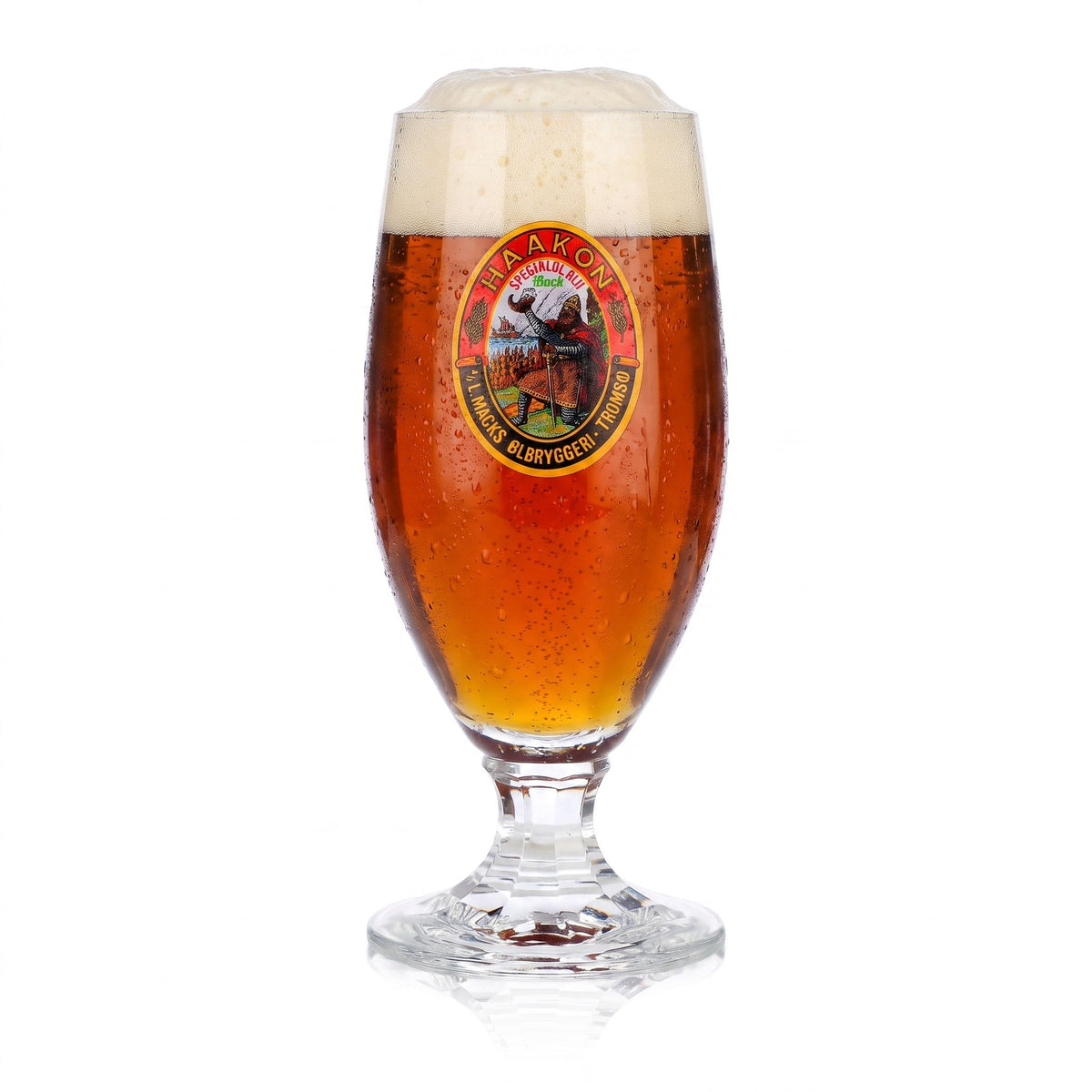 Macks Olbyggeri Beer Glass, 0.33 L, Haakon Mug