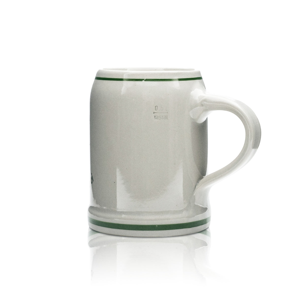 Maierbräu Beer Glass 0.5l Clay Stone Mug Tankard Seidel Glasses 100th Anniversary Edition – View 3