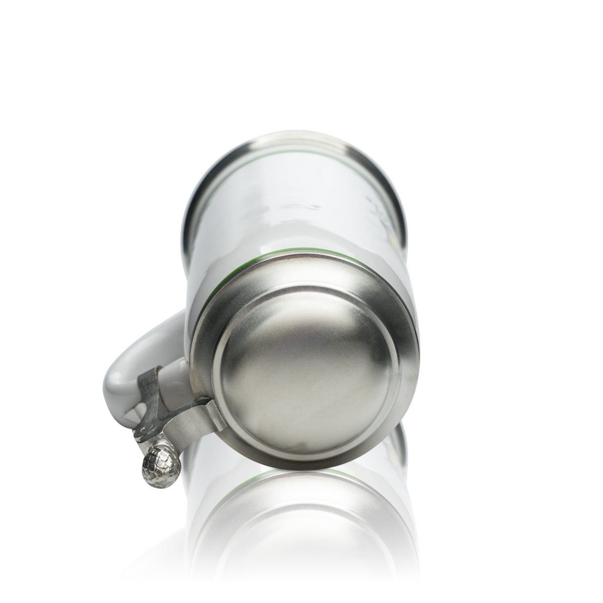 Maierbräu collector's glass 0.5l beer mug Humpen Seidel 111 years pewter lid Münster – View 4