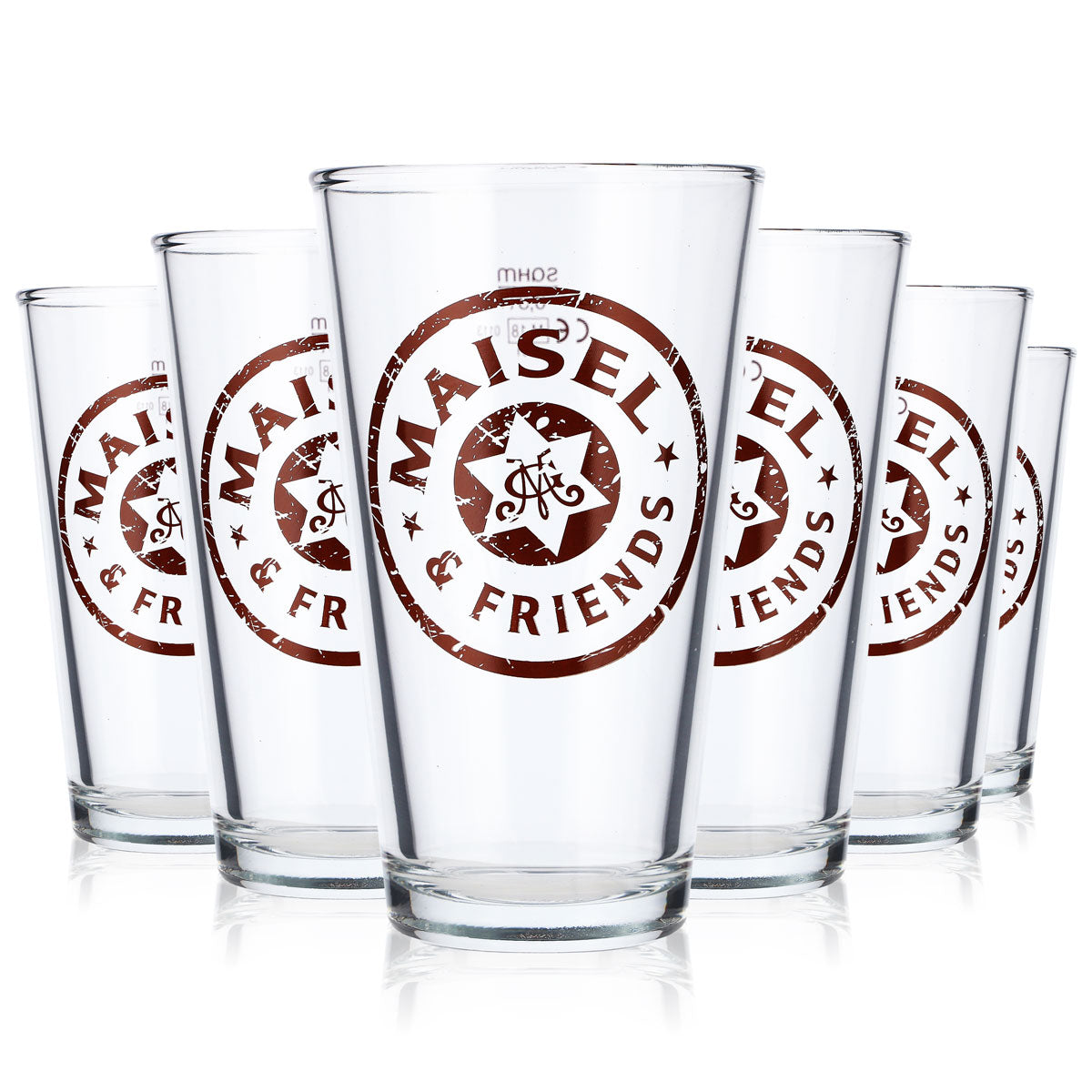 Maisel Weisse beer glasses Glass Willibecher Frankonia 0.3 l brown satin finish – View 5
