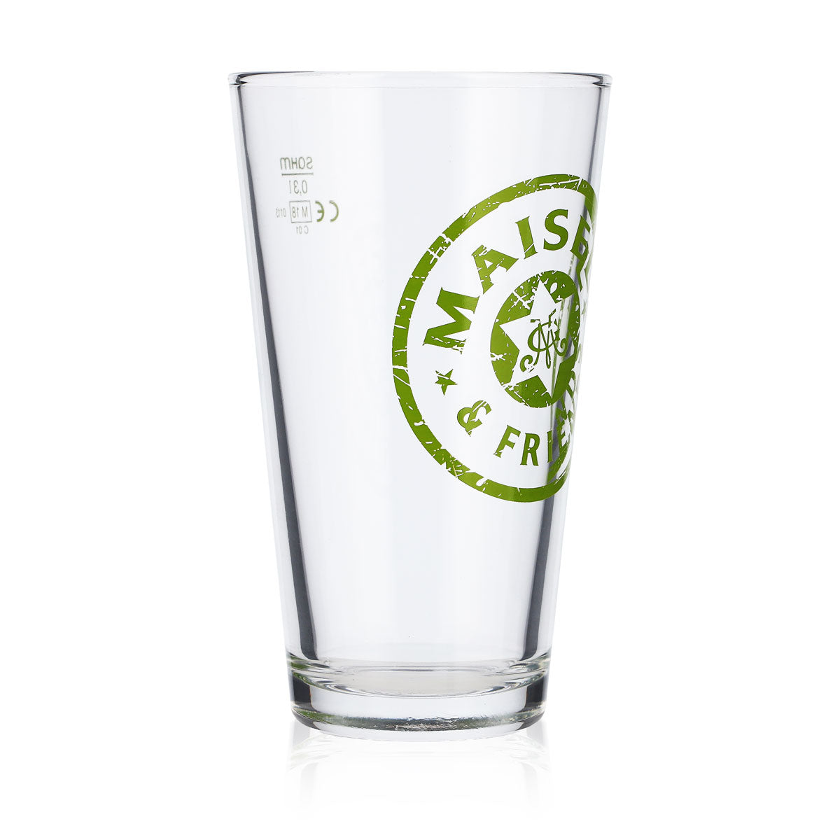 Maisel Weisse Beer Glasses Glass Willibecher Frankonia 0.3l white satin finish – View 3