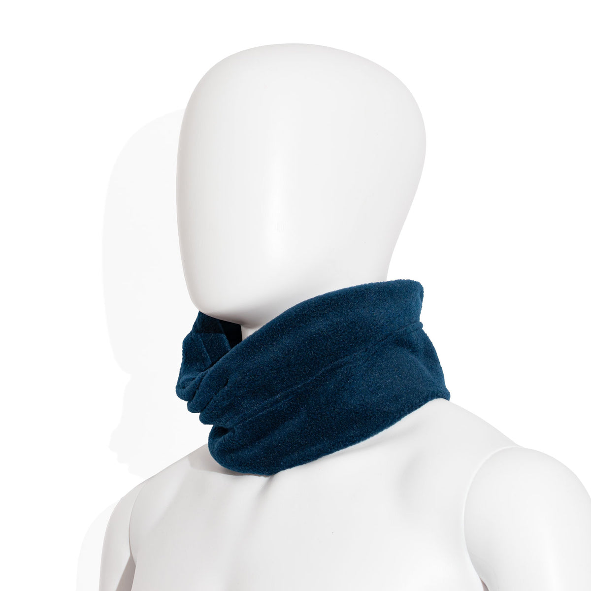 Maisel's White Beer Glass Scarf Hat, Blue Felt, Size M, Scarf with Embroidered Logo – View 2