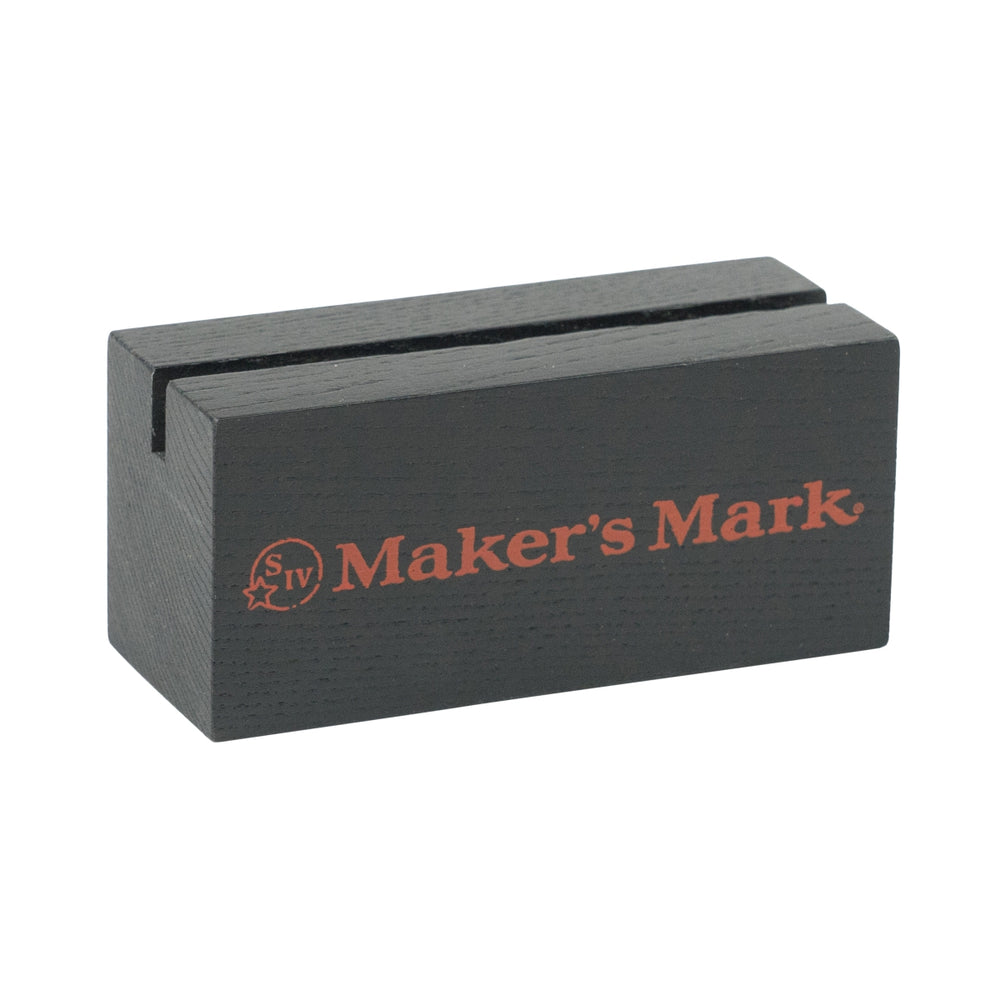 Makers Mark table display menu food and drink cards holder gastro bar café