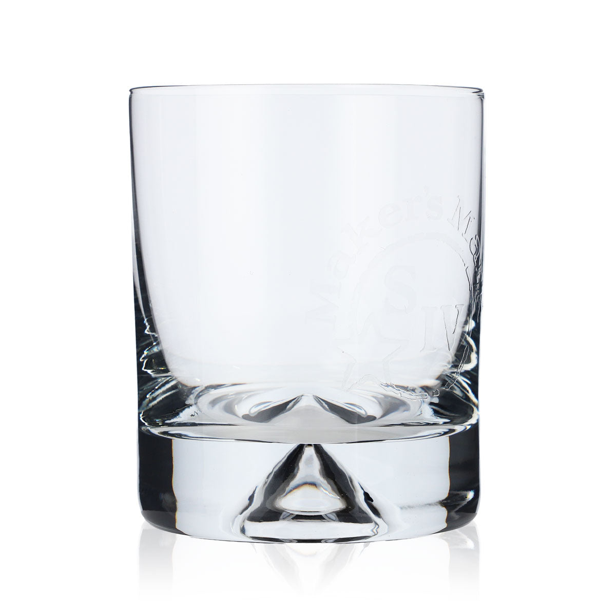 Makers Mark Whiskey Glass 0.3l Glasses Tumbler Thick Base STD Logo – View 2