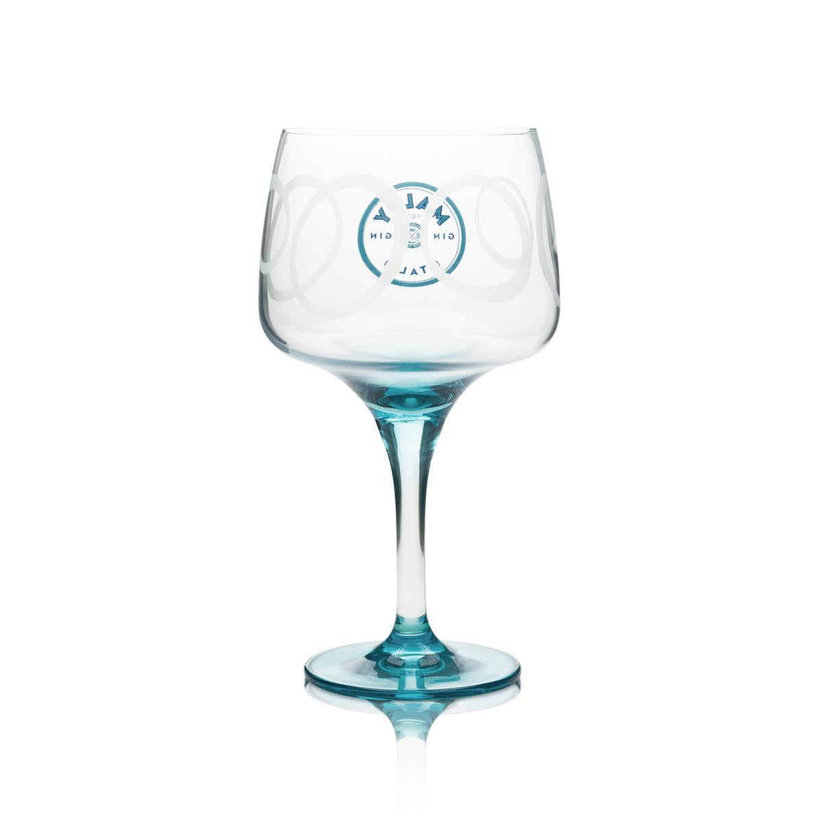 Malfy Gin Balloon Glass 0.6 l – Copa Glass with Blue Stem Gin and Tonic Special Edition – View 3