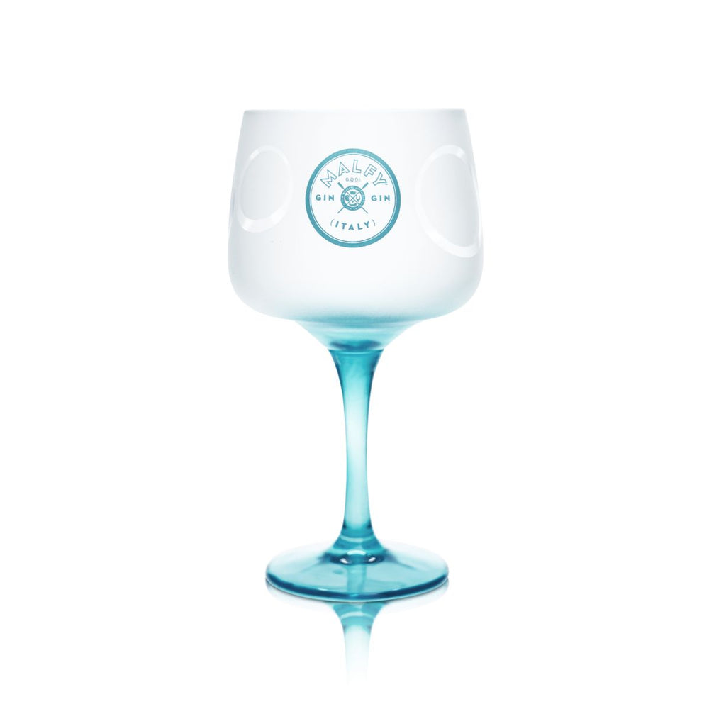 Malfy Gin Glass 0.6l Satin Balloon Glass Gin Tonic Aperitif Glasses Frosted B-WARE