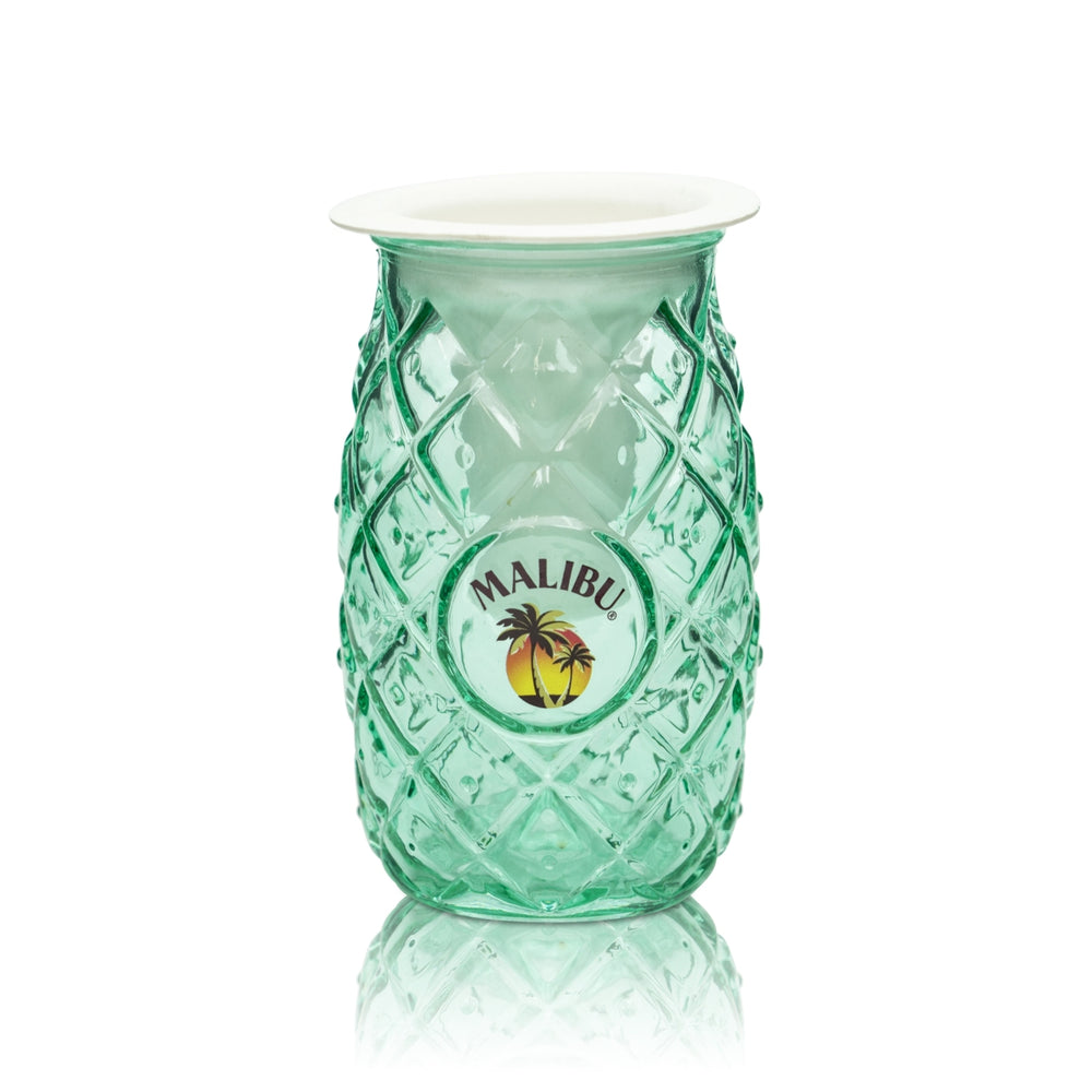 Malibu Liqueur Glass 0.4L Long Drink Cup Pineapple Cocktail Glasses Pineapple Green