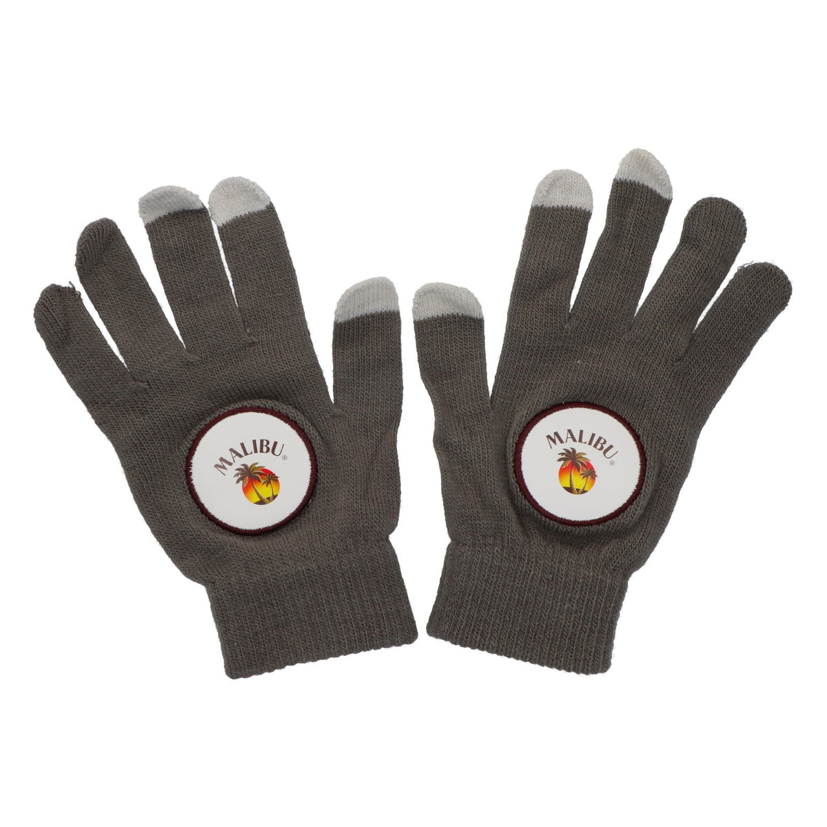 Malibu Liqueur Wool Gloves Winter With Touchscreen Function Black