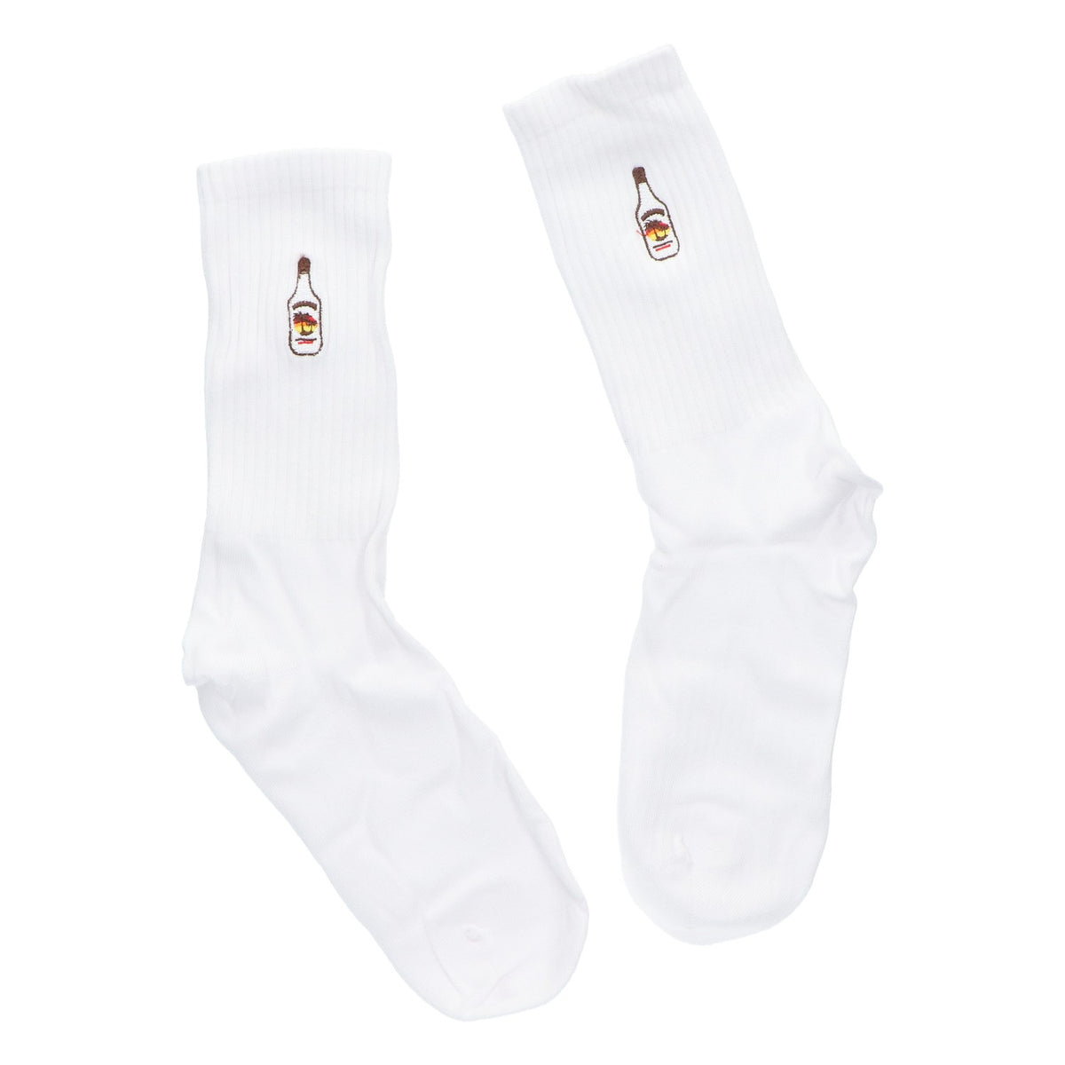 Malibu socks socks cotton bottle size 38-45 unisex tennis socks crew – View 2