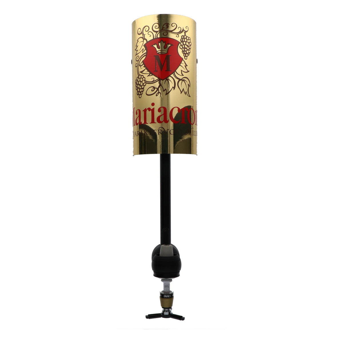 Mariacron Brandy Pourer, Dispenser, Bottle Holder, Plastic, Black