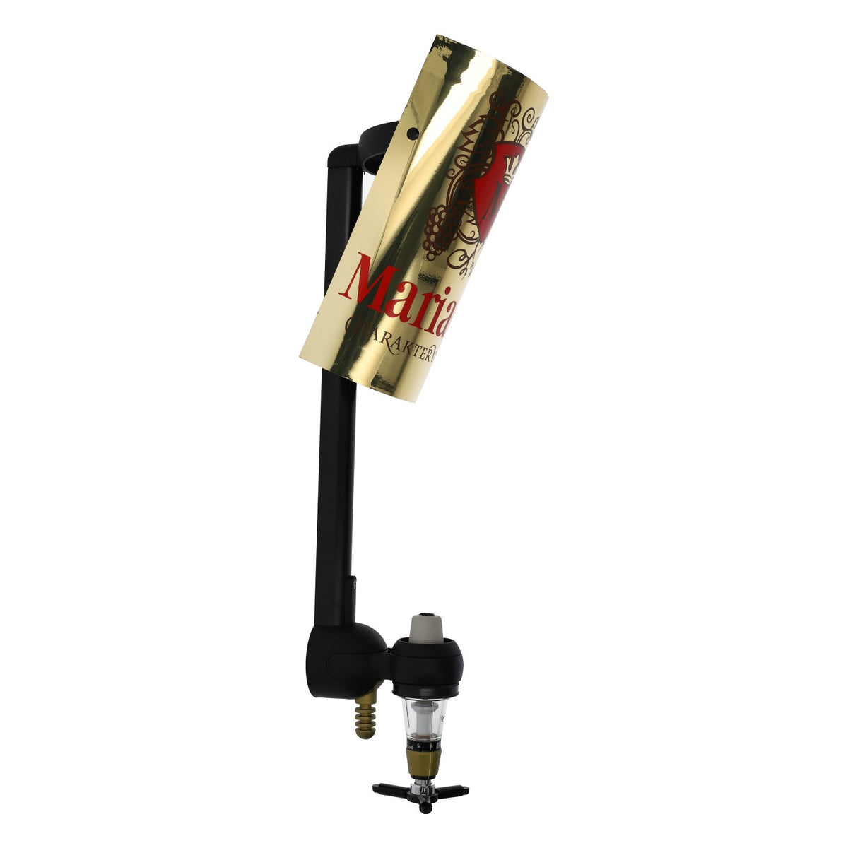 Mariacron Brandy Pourer, Dispenser, Bottle Holder, Plastic, Black – View 2