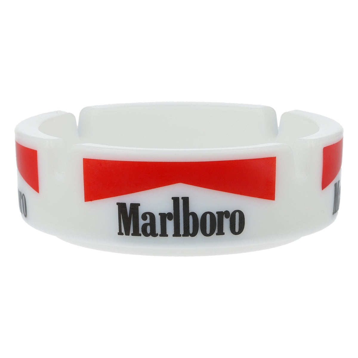 Marlboro Cigarettes Ashtray Porcelain Ashtray White Round