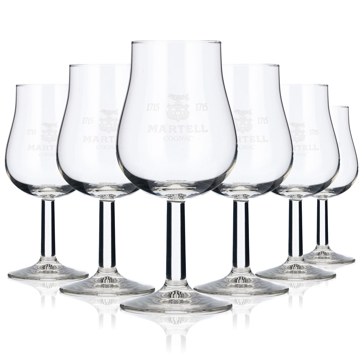 Martell Cognac Glass 0.1L Tasting Glass Nosing Glass White Logo