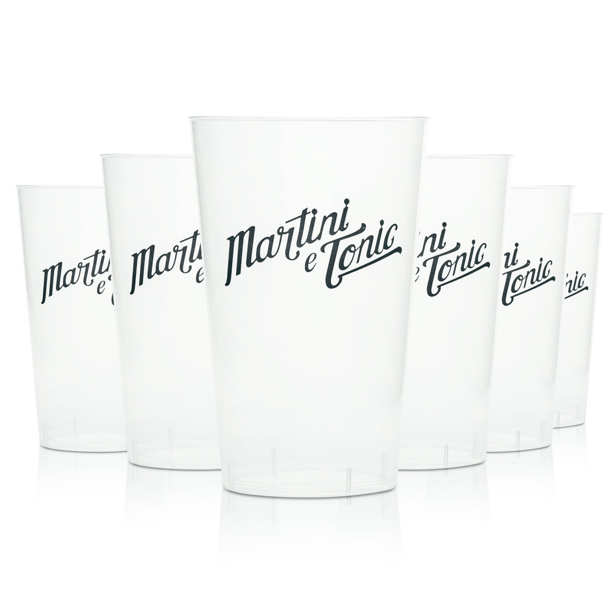 Martini plastic cup glass 0.3 l reusable long drink tonic cocktail glasses bar