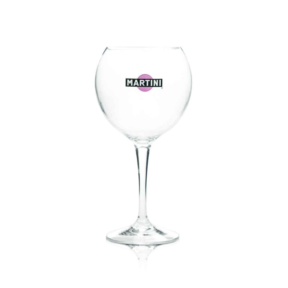 Martini plastic glass 0.3 l balloon glasses, reusable, garden, camping, outdoor bar
