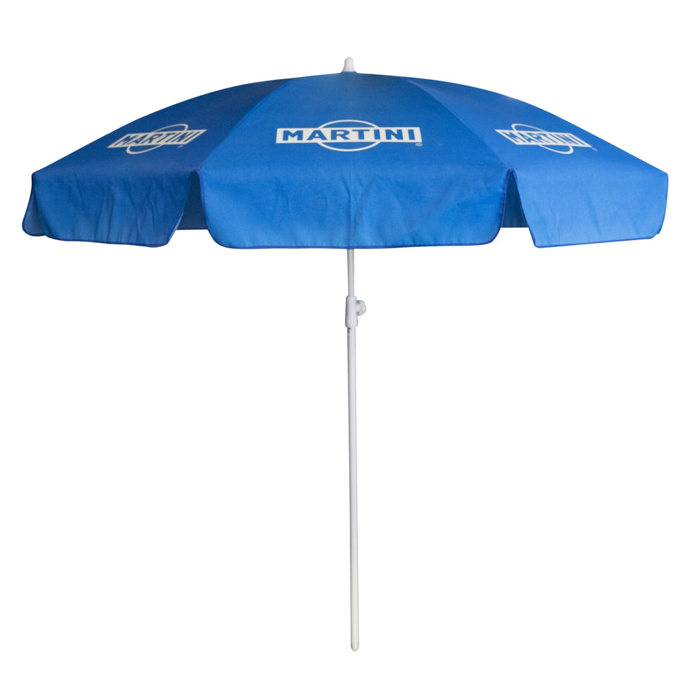 Martini Parasol Ø2m Blue Gastro Beer Garden Outdoor Rain Protection Garden