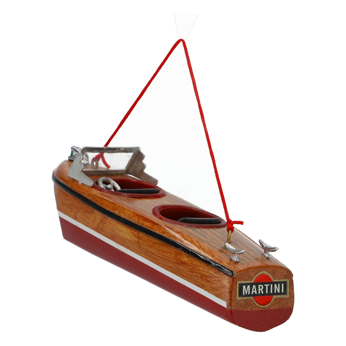 Martini Vermouth Real Wood Model Boat Riva Boat Decorative Ship – View 2