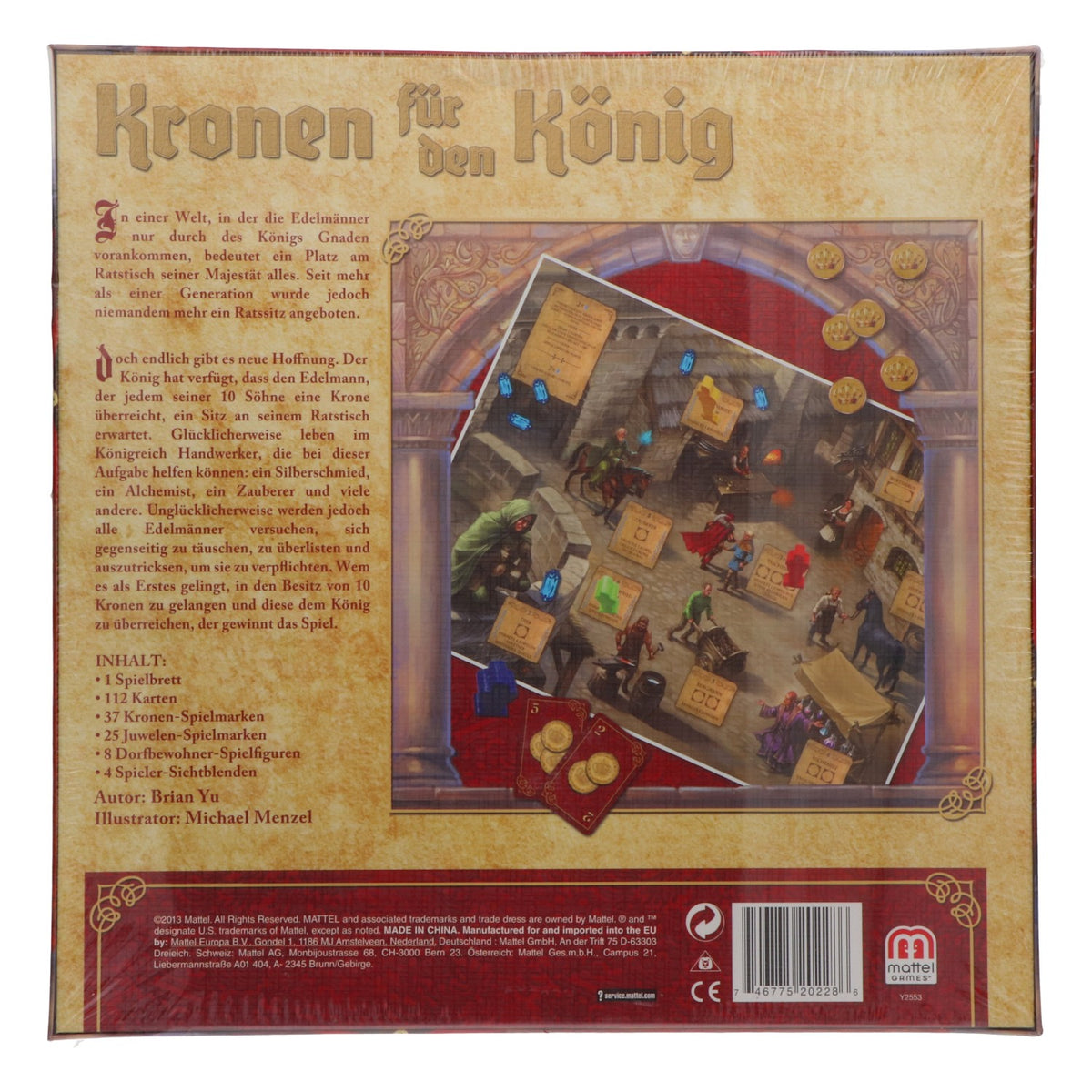 Mattel Games Beer Board Game: Crowns for the King – View 2