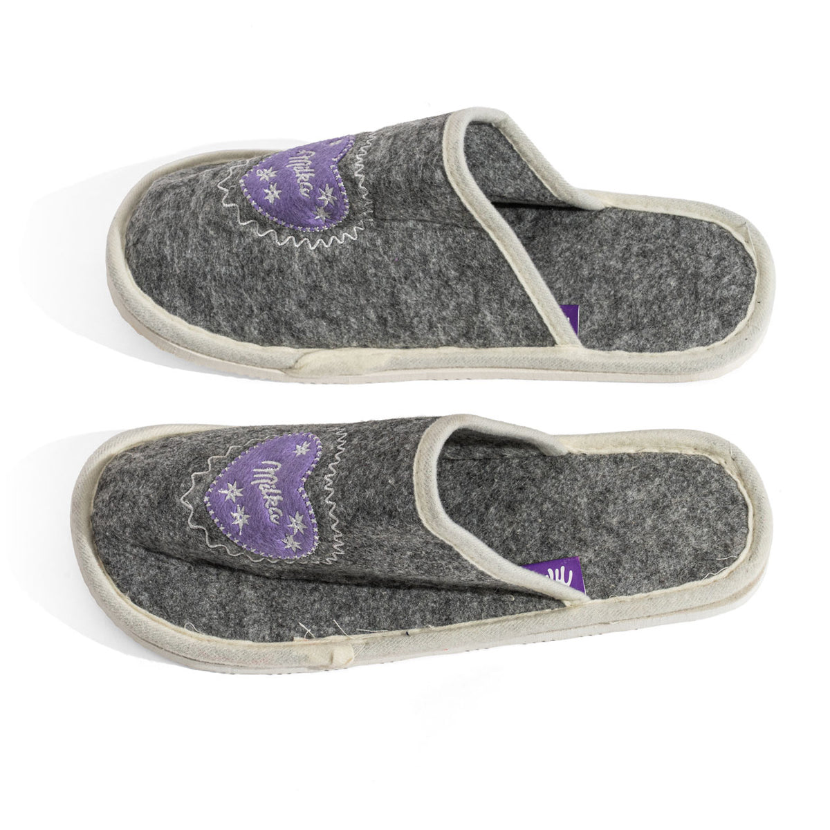 Milka Chocolate Felt Slippers Guest Slippers 39-41 – View 4
