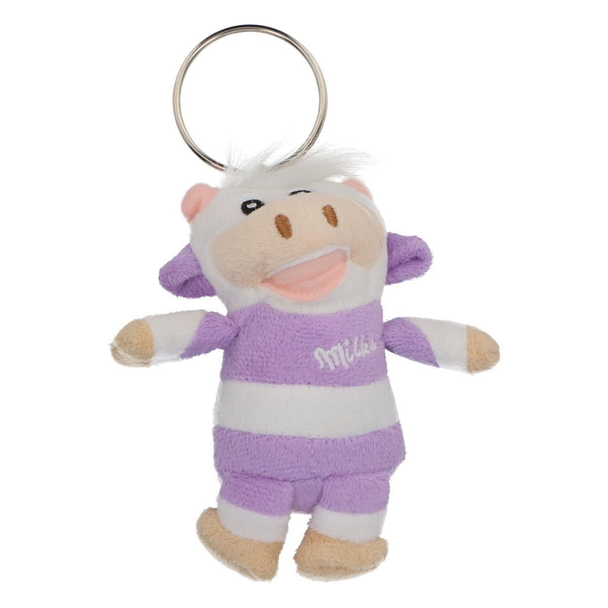Milka Chocolate Keyring Pendant Plush Cow Purple/White