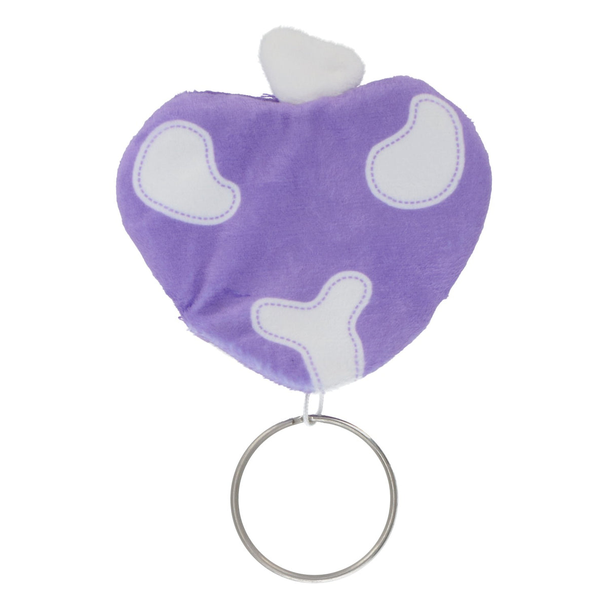 Milka Chocolate Keyring Heart Fabric Purple – View 3