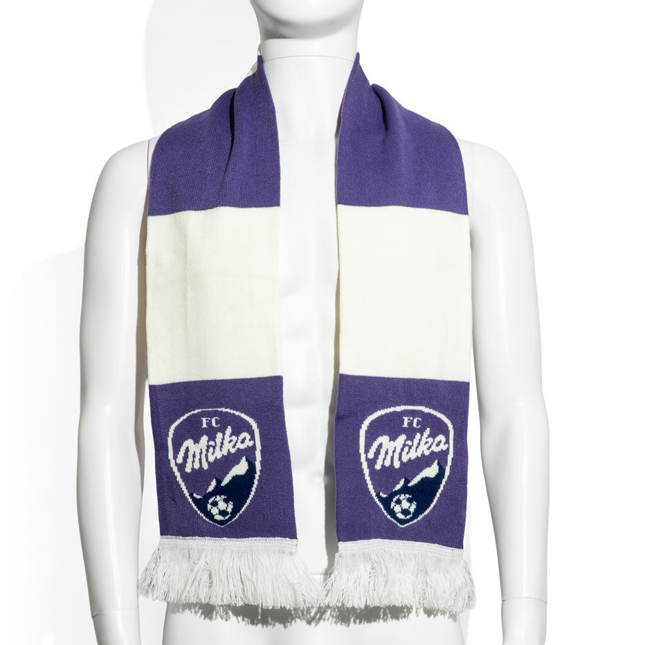Milka Chocolate Wool Scarf / Fan Scarf Winter Scarf "FC Milka"