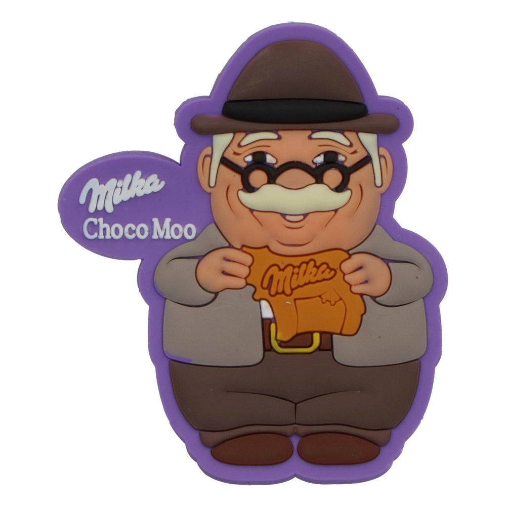 Milka Candy Fridge Magnet: Grandpa Choco Moo