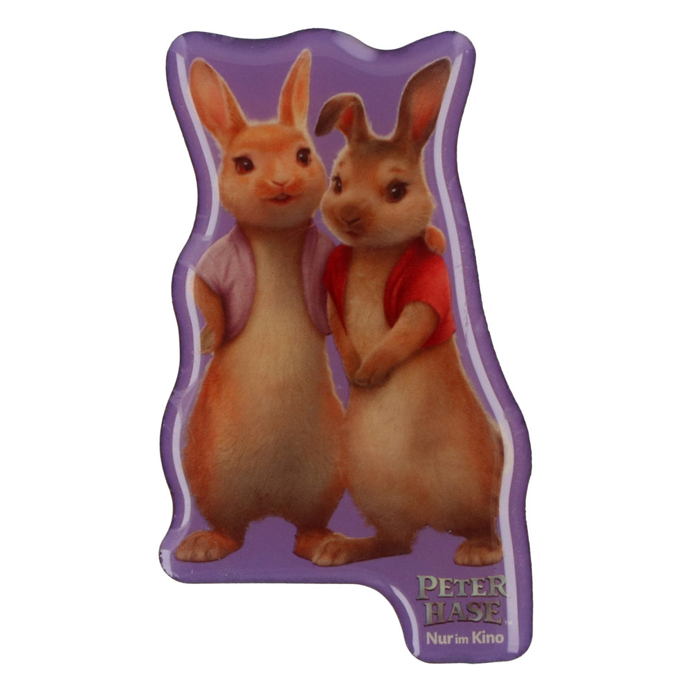 Milka Candy Fridge Magnet: Peter Rabbit and Two Rabbits
