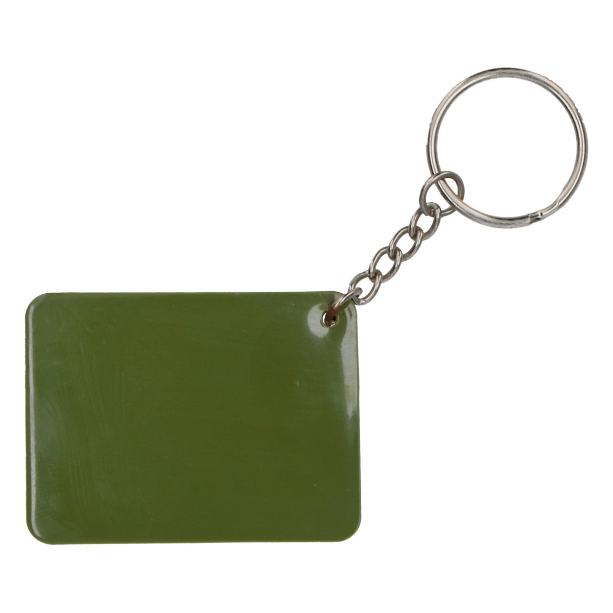 Miller Beer Rubber Keychain Lite ARMY Green Tank Keyring – View 3