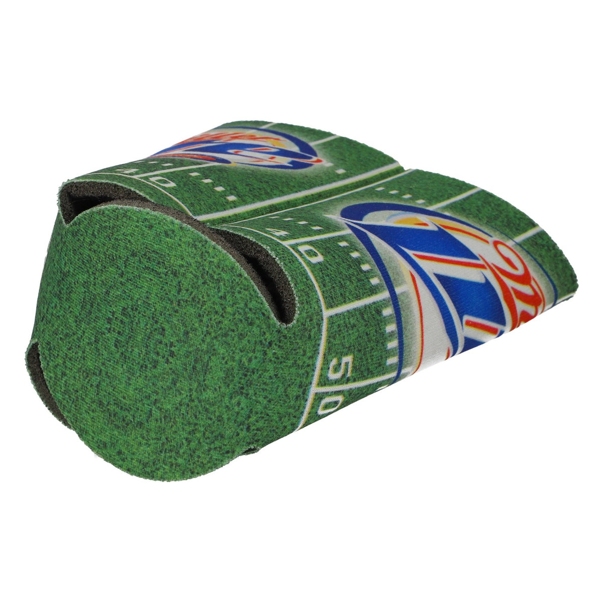 Miller Lite Neoprene Can Cooler, American Football, Green, Beer Can Holder – View 4