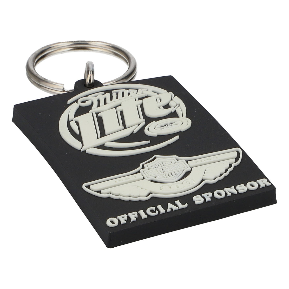 Miller Lite Harley-Davidson Rubber Keychain – Official Sponsor