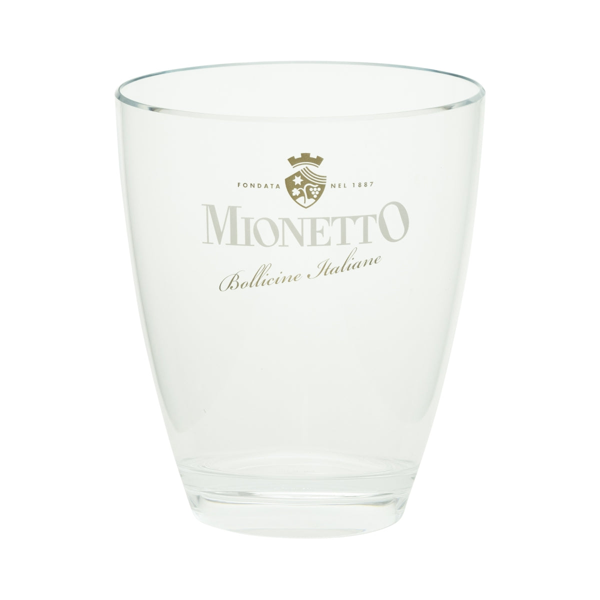 Mionetto Prosecco Bottle Cooler Ice Cube Tray Single Transparent