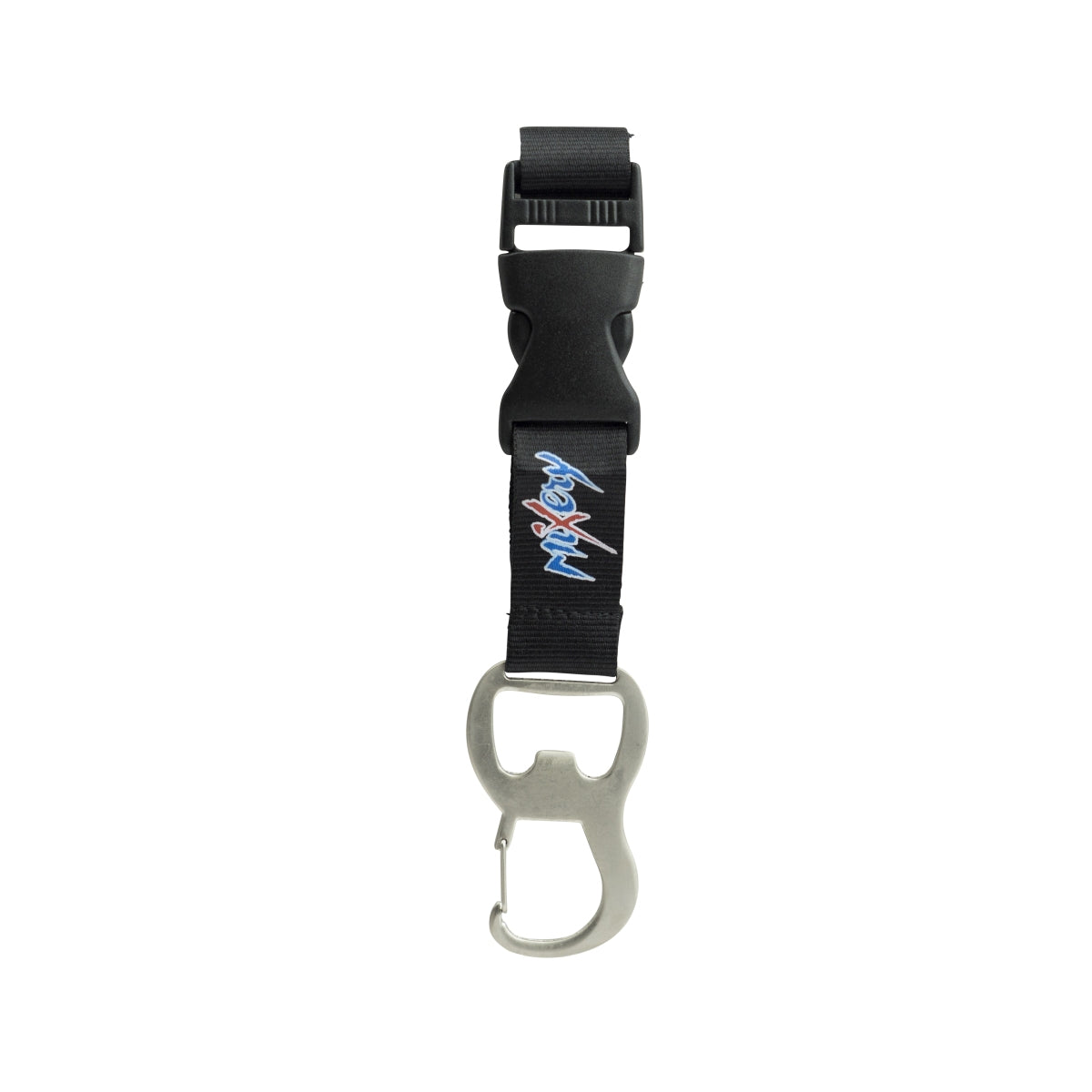 Mixery Beer Lanyard Black Carabiner Logo Key Ring Pendant Hook Bar