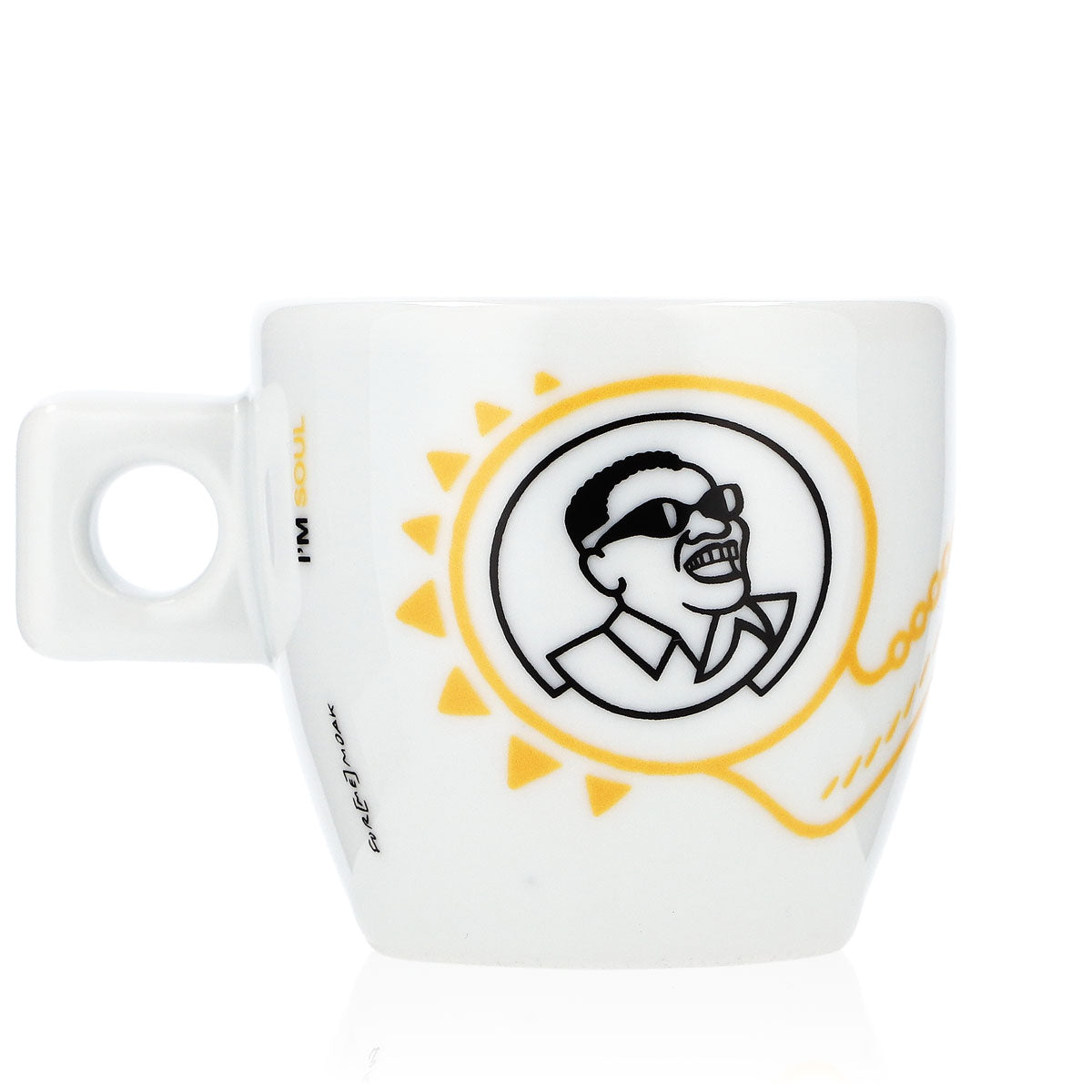 MOAK Coffee Cup Espresso Cup 50ml Handle Cup Cafe Glass Glasses Soul