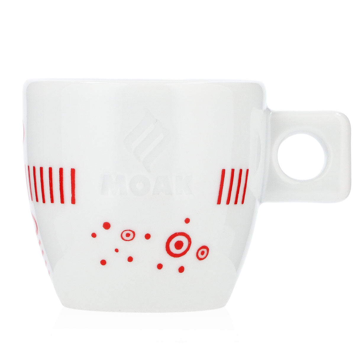 MOAK Coffee Cup Espresso Cup 50ml Handle Cup Cafe Glass Glasses Rock – View 3