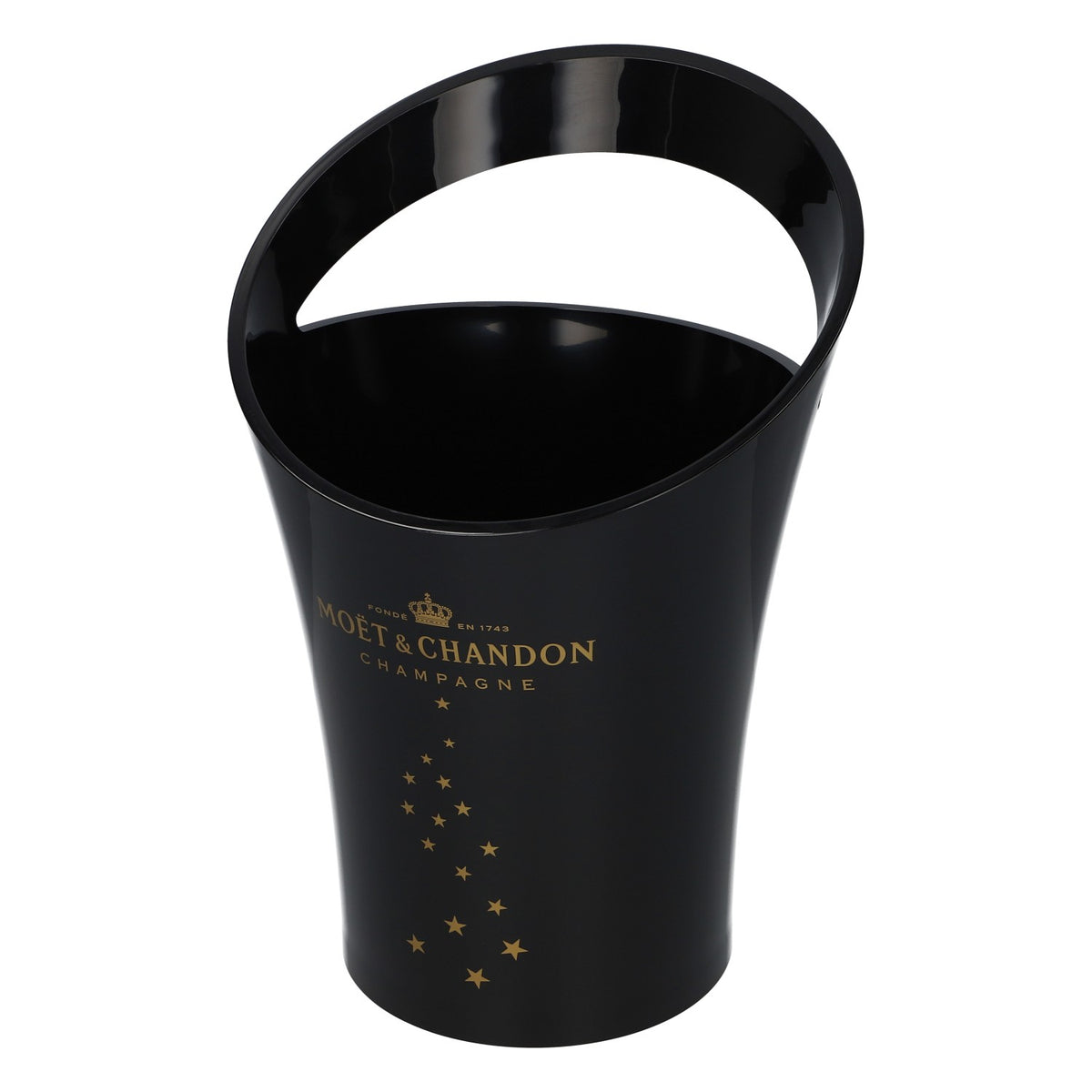 Moët & Chandon Champagne Acrylic Bottle Cooler, Single Star, Black