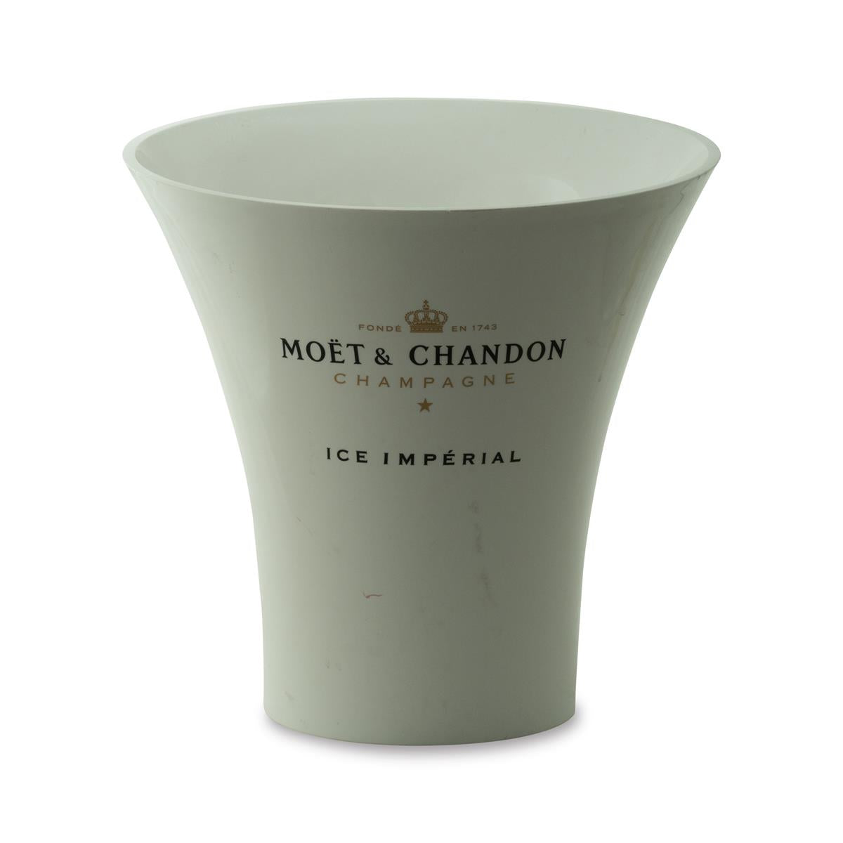 Moët & Chandon Champagne Bottle Cooler Ice Cube Tray Single Ice White