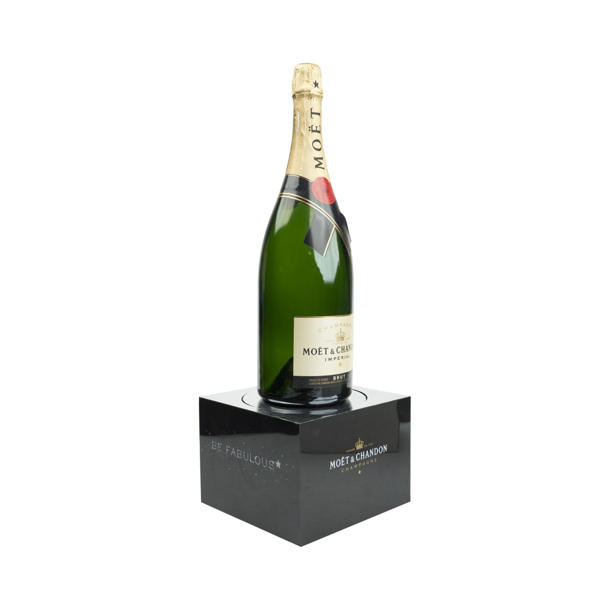 Moet Chandon Champagne Glorifier Be fabulous LED illuminated sign display stand Bar – View 2