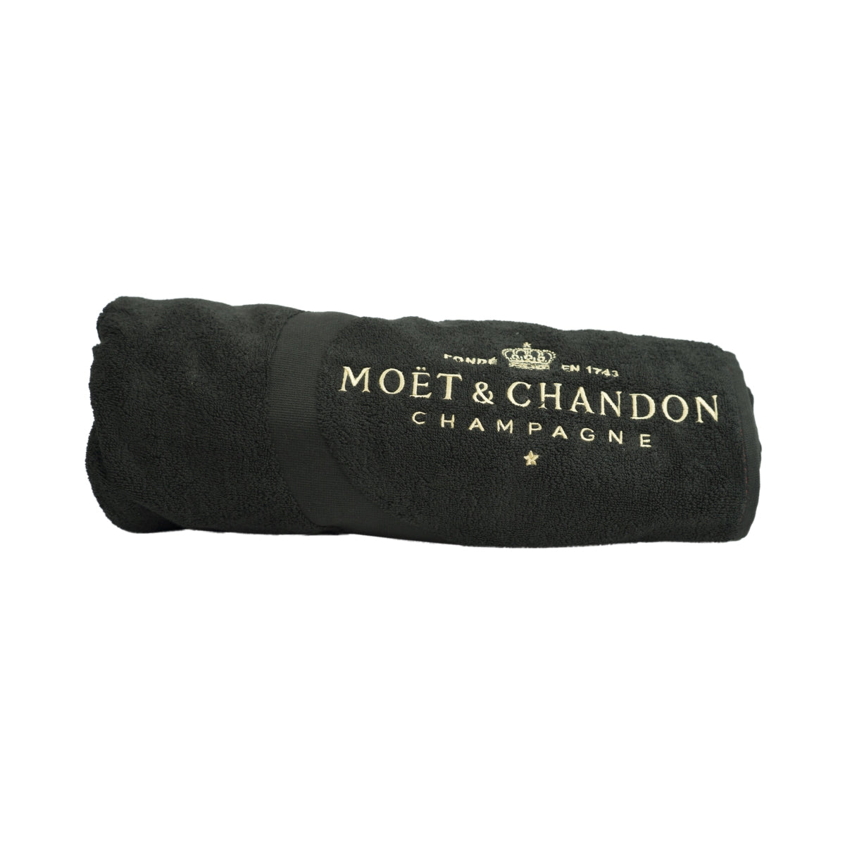 Moët & Chandon Champagne Towel Beach Towel 160x80cm Black Be Fabulous